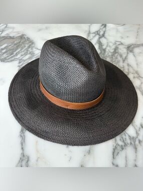 Janessa Leone Adriana Packable Straw Sun Hat Festival Style